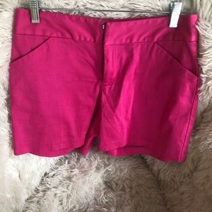 Inc pink cuffed shorts EUC size 2 so cute